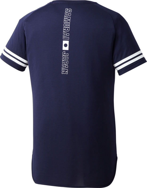 グラフィックTシャツ ネイビー XOサイズ 侍JAPAN オフィシャルグッズ 