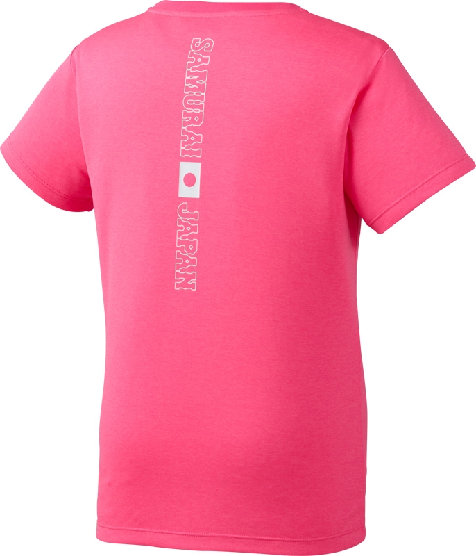 W'S Tシャツ ピンク Mサイズ 侍JAPAN オフィシャルグッズ : 侍ジャパン