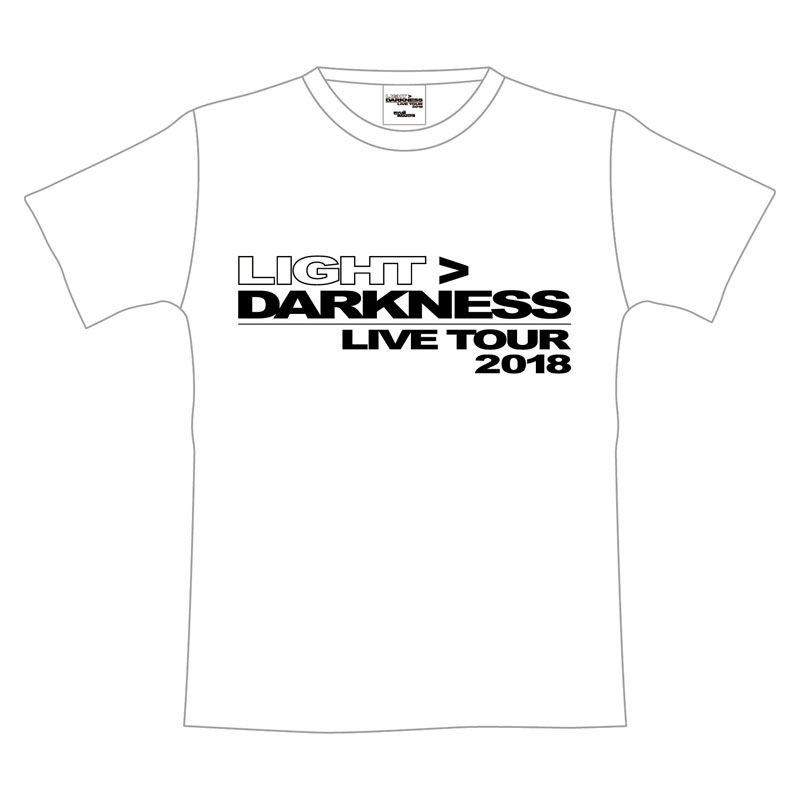 LIGHT>DARKNESS ツアーTシャツ[M] / WHITE : RYUJI IMAICHI (今市隆二 