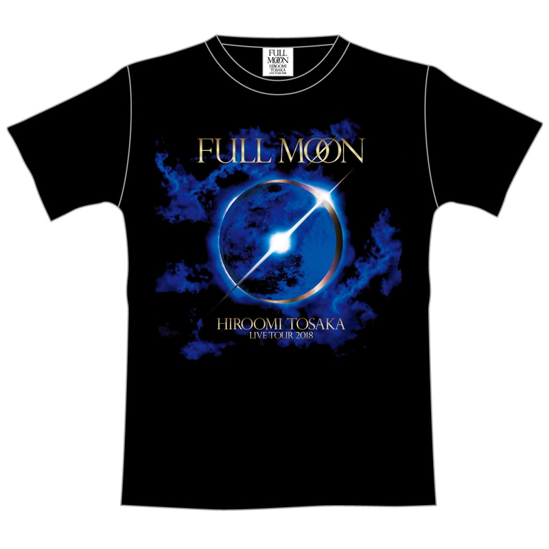 FULL MOON ツアーTシャツ[L] / BLACK : HIROOMI TOSAKA (登坂広臣 