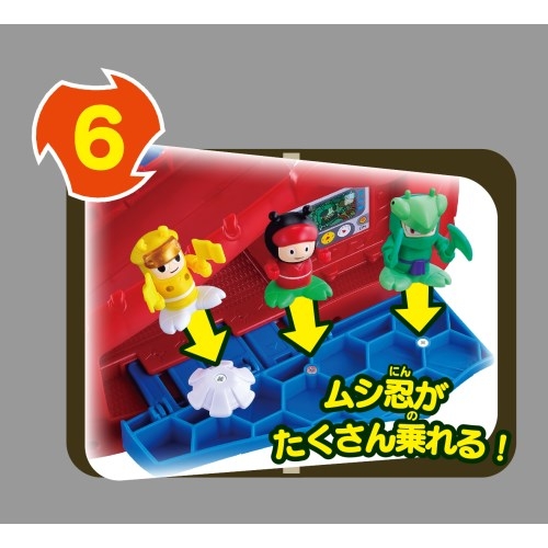 ムシ忍　大きな木のムシ忍城&コガネニンのスニーカーベース ムシ忍DXセット 大きな木のムシ忍城＆コガネニンのスニーカー
