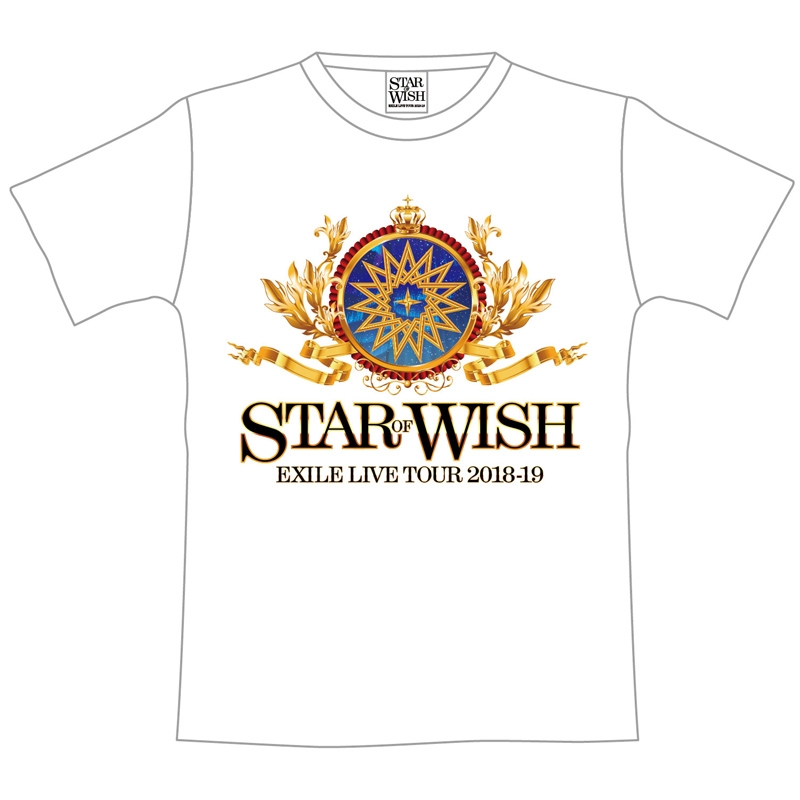ツアーTシャツWHITE Sサイズ STAR OF WISH : EXILE | HMV&BOOKS online - LP105035