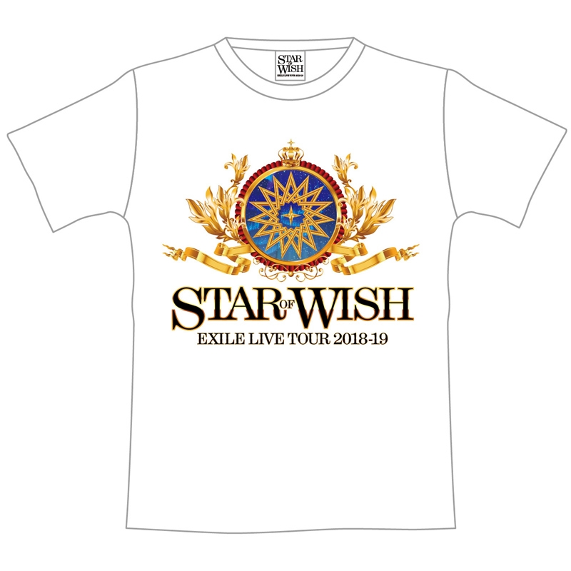 ツアーTシャツWHITE Mサイズ STAR OF WISH : EXILE | HMV&BOOKS online