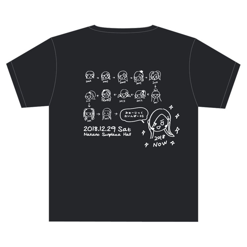 戸松遙 Tシャツ M ヘザーブラック Music Rainbow 05 Haruka Tomatsu Hmv Books Online Online Shopping Information Site Mr05ac69 English Site