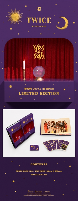 【トレカ付き】TWICE  yes or yes　MONOGRAPH