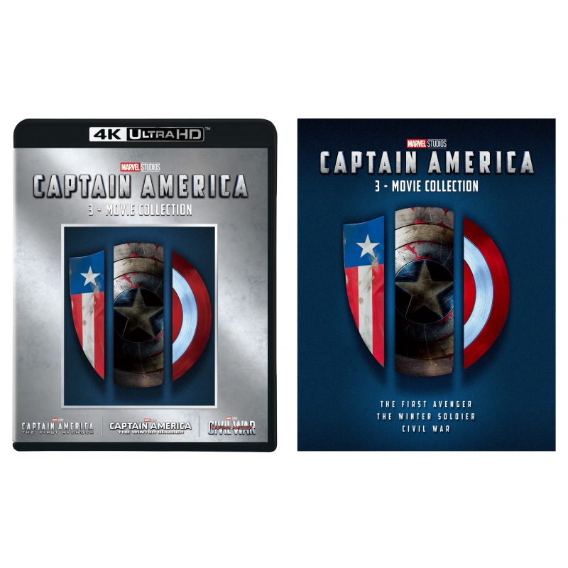キャプテン・アメリカ：4K UHD 3ムービー・コレクション(数量限定) : キャプテン・アメリカ | HMV&BOOKS online -  VWBS-6866